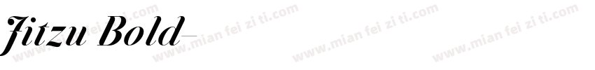 Jitzu Bold字体转换